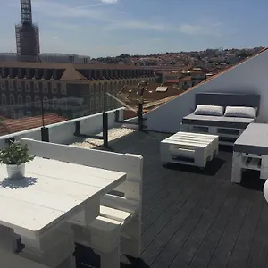 A Terrace On A Topfloor With A View Appartamento Lisbona